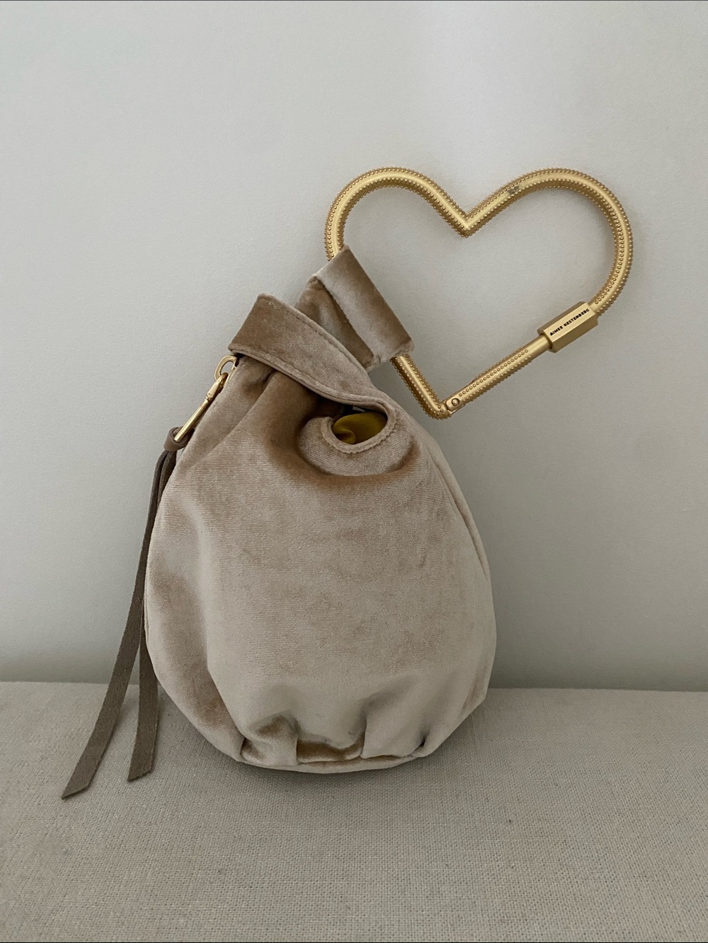 Aimee Kestenberg Velvet Heart Wristlet